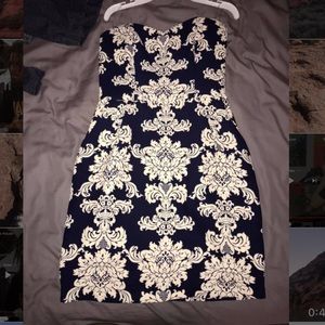 Strapless Francesca’s dress